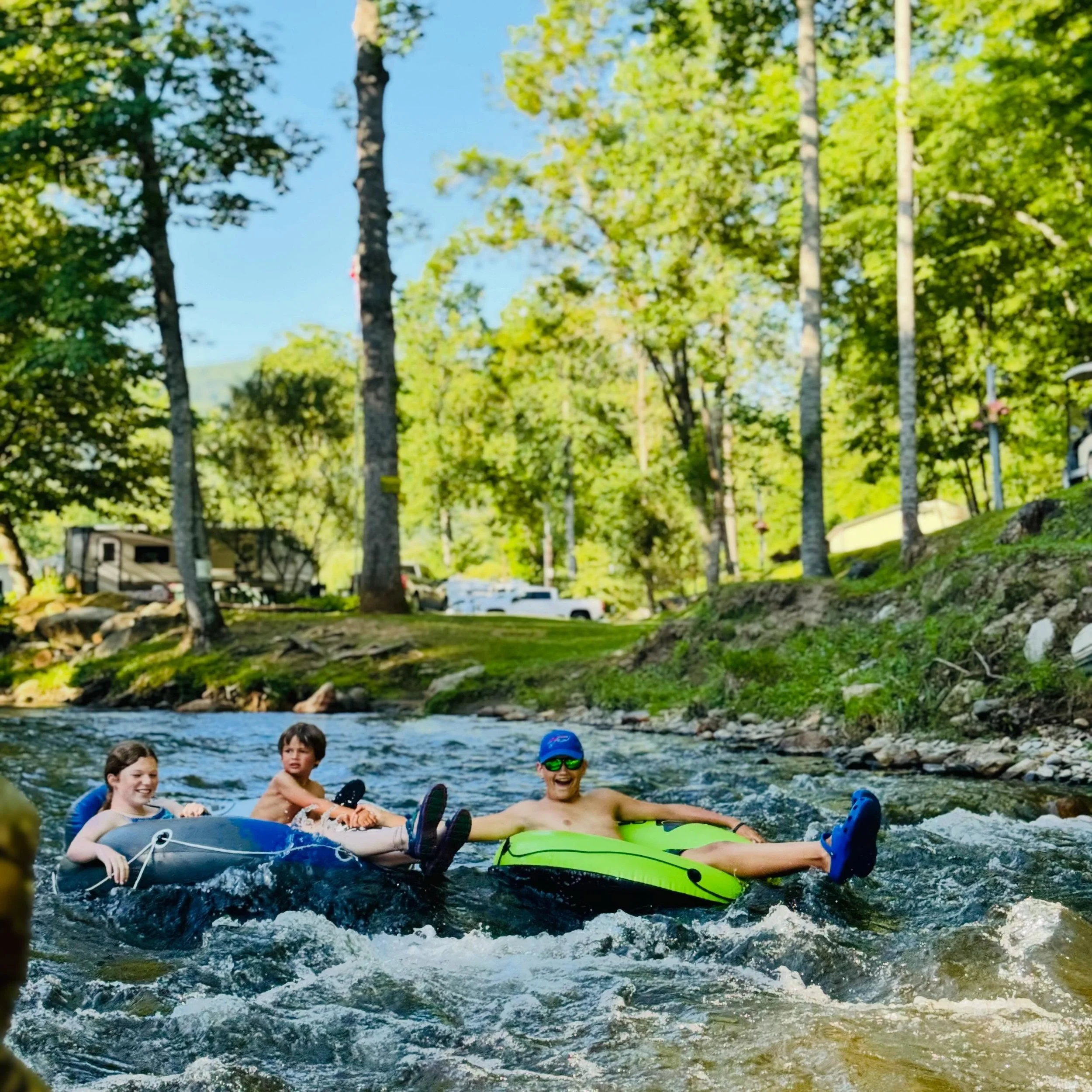 It&rsquo;s gonna be a warm week! Perfect time to hit the river while camping at MRFC! #828isgreat #rivertubing #campingseason