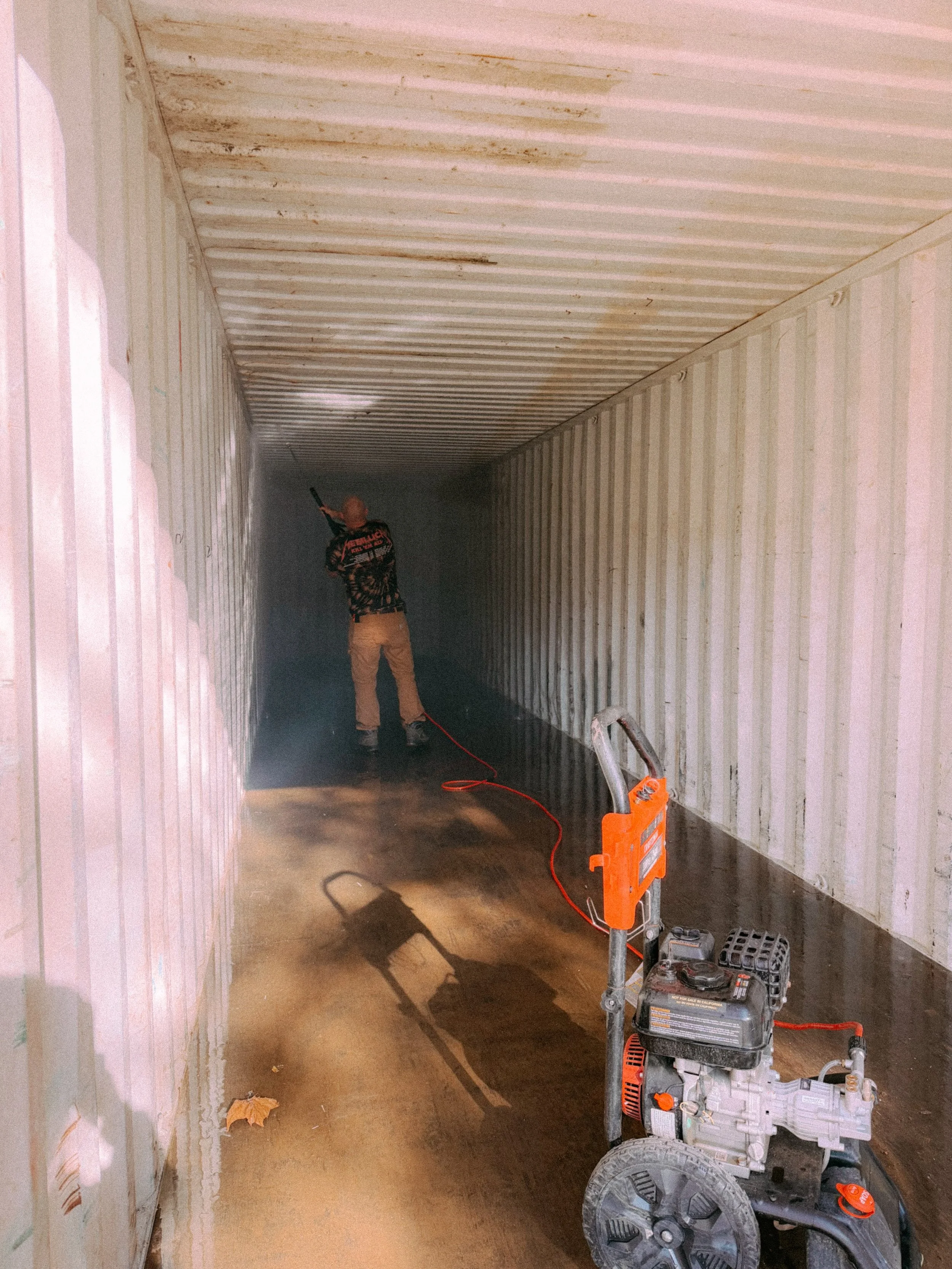 Well it&rsquo;s only taken us 2 years but we are finally cleaning the mud out of our container that went 2 miles down river. This had most of our personal belongings in it, many things generations old &amp; things you can&rsquo;t replace sadly. We ha