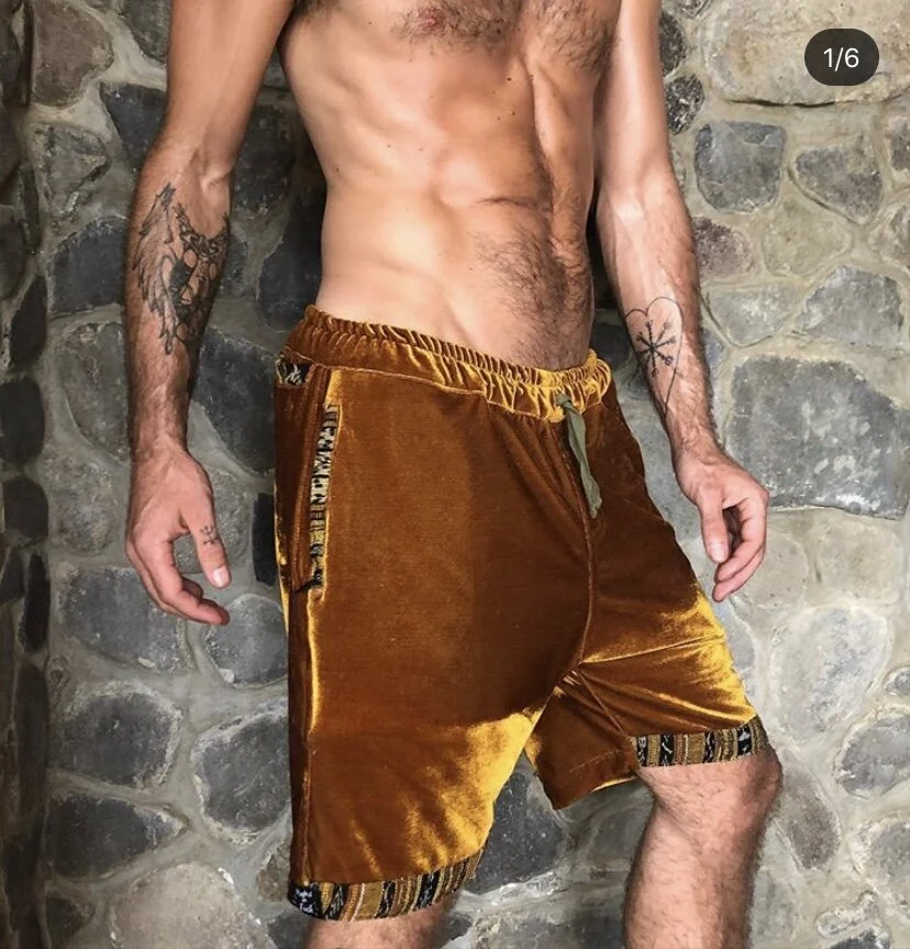 Men's Shorts- Gold.JPG