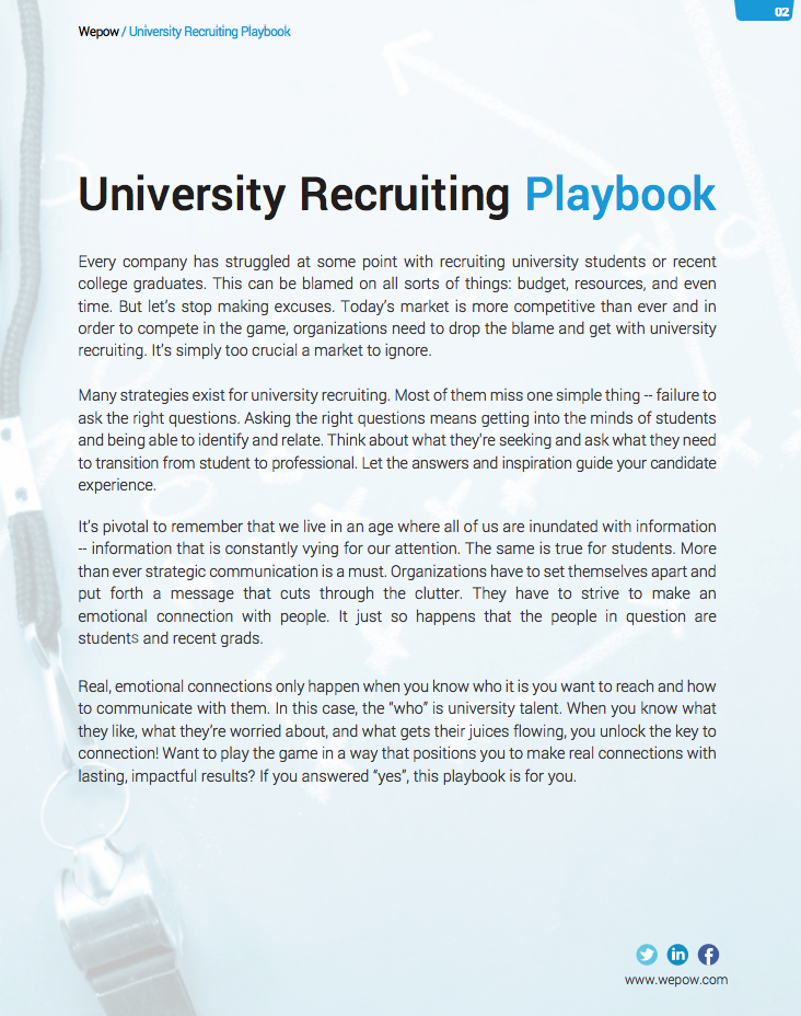   Click through to read the Playbook!  