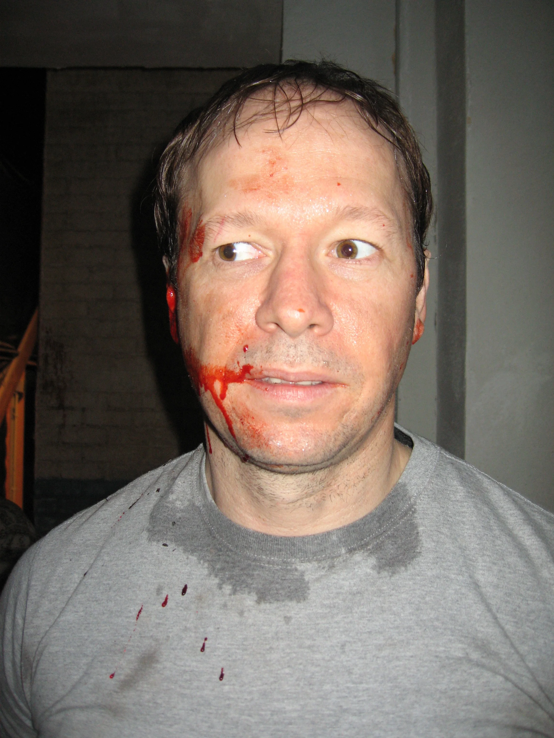 Donnie Wahlberg- Saw IV- Blood/Sweat/Dirt