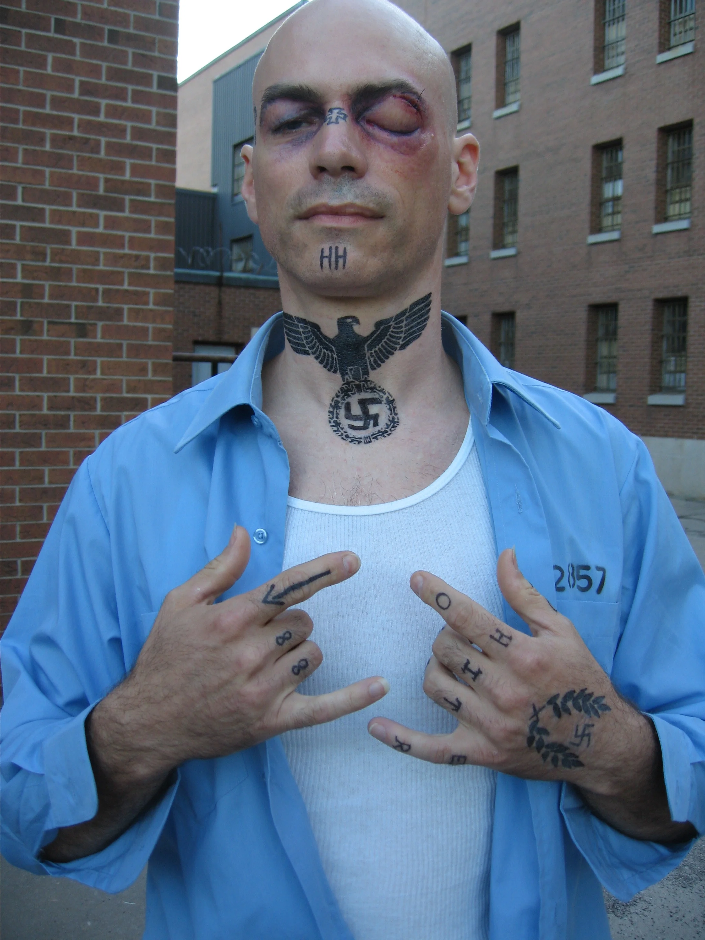 Prisoner-Cell 213- Prosthetics by Paul Jones