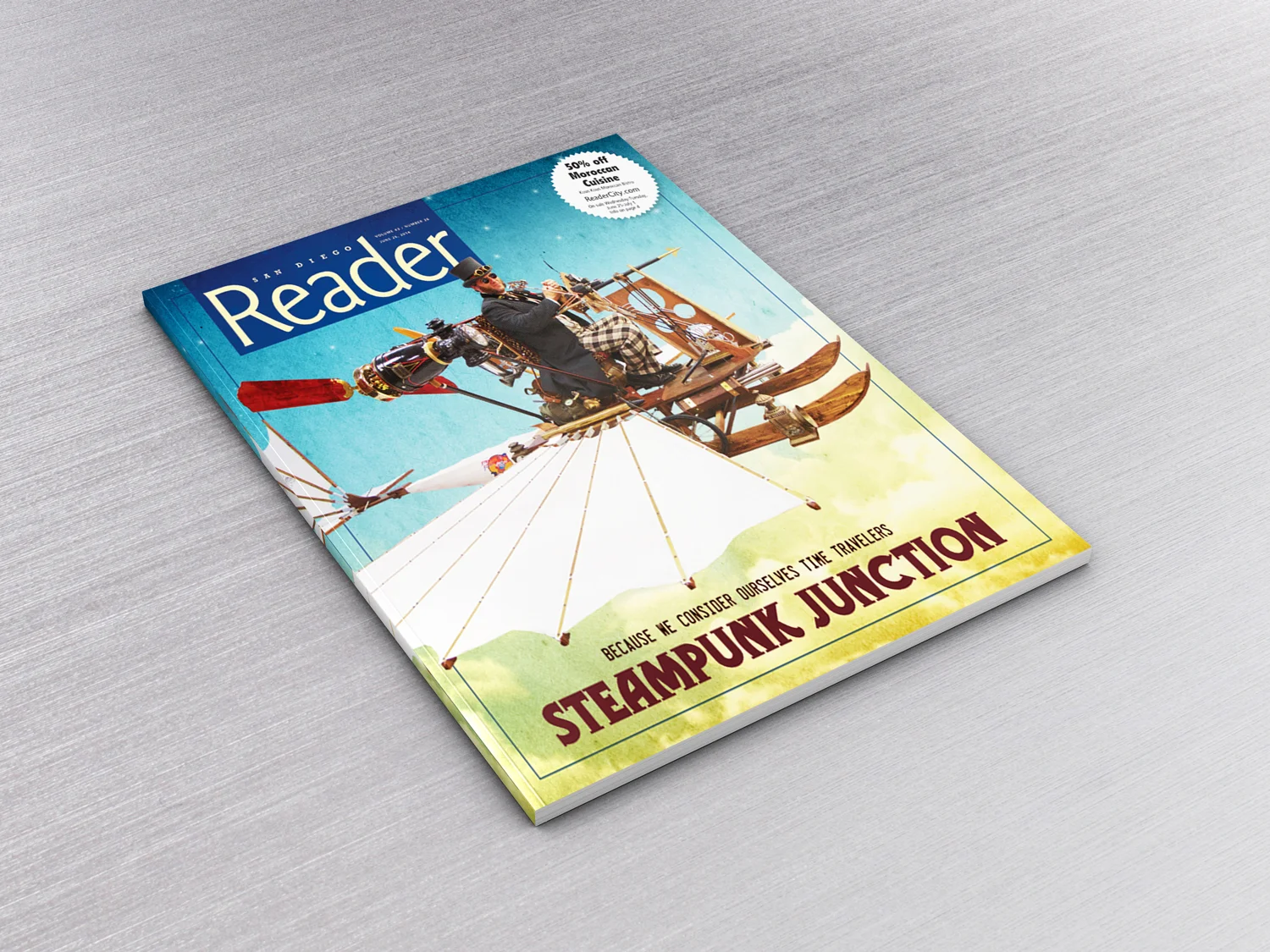  The San Diego Steampunks built this amazing flying machine. I made it fly. 