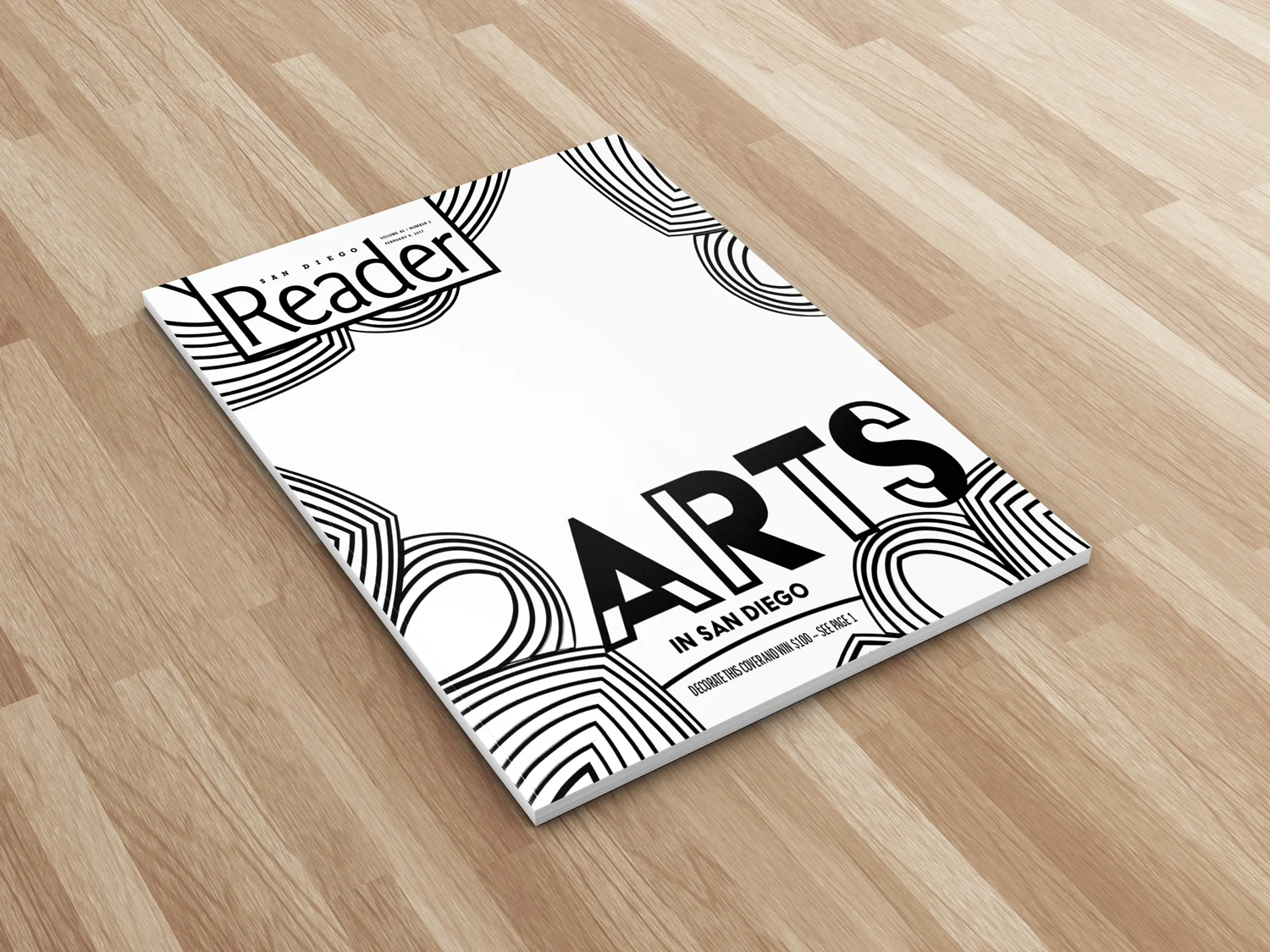  The annual Arts Cover contest requires a blank slate that can also stand alone. 