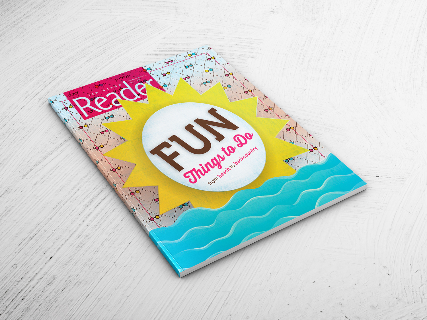  The issue acted as a guide to fun things to do throughout the summer months in San Diego. 