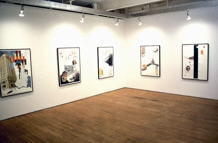 Mercer Union Gallery, Toronto, 1999, it, and all the rest of it, composite drawings installation