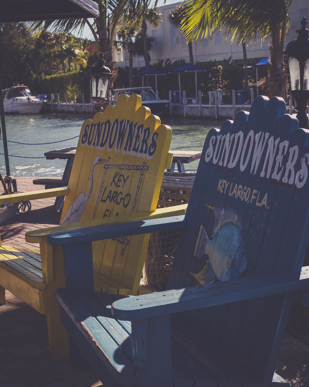 Oversized Adirondack chairs are the perfect photo opportunities