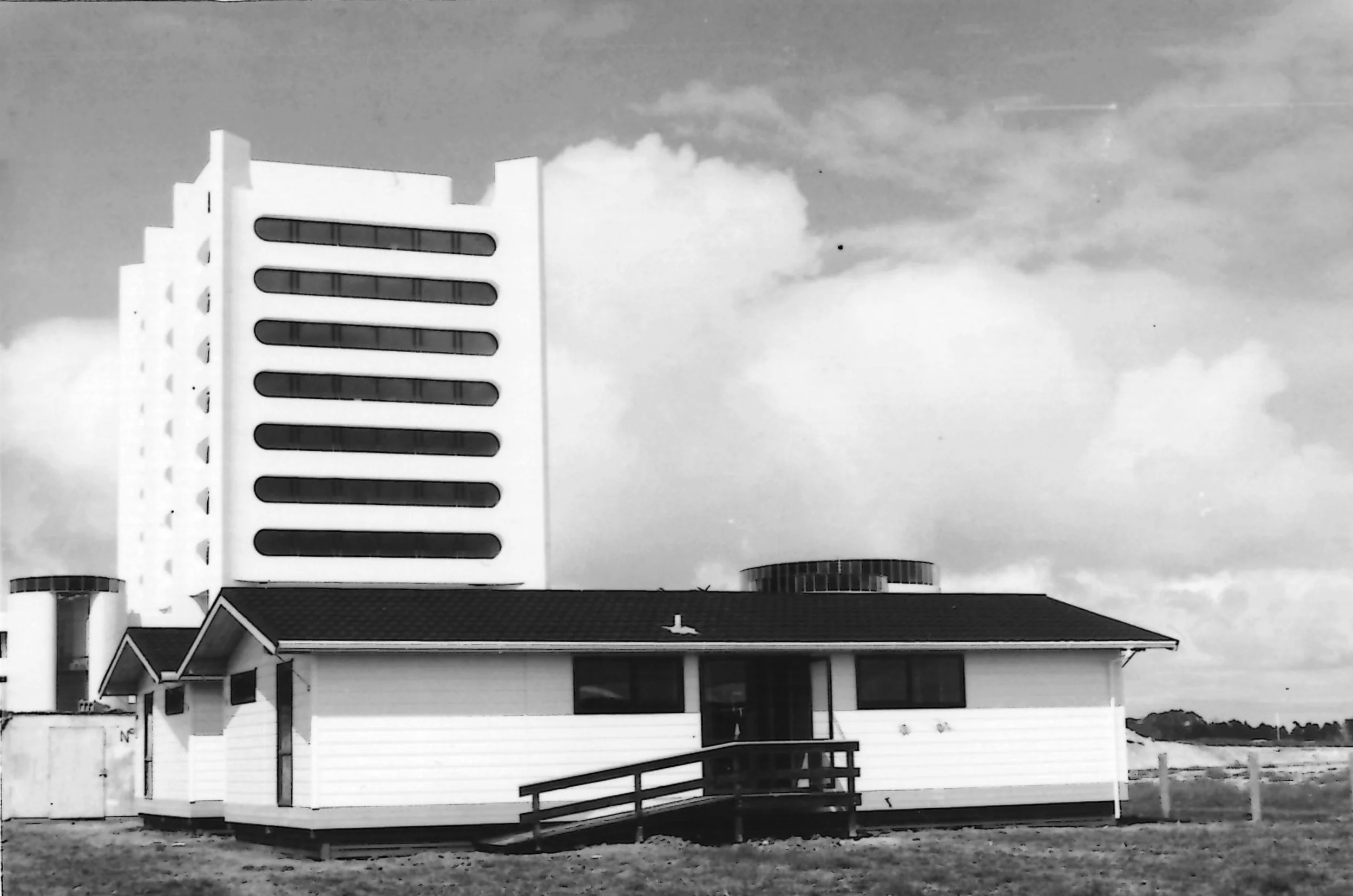 The first Friendship House Lockwood homes, 1974.