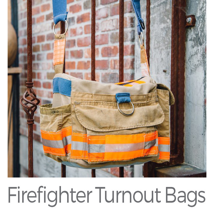 Firefighter Turnout Bags upcycled bags