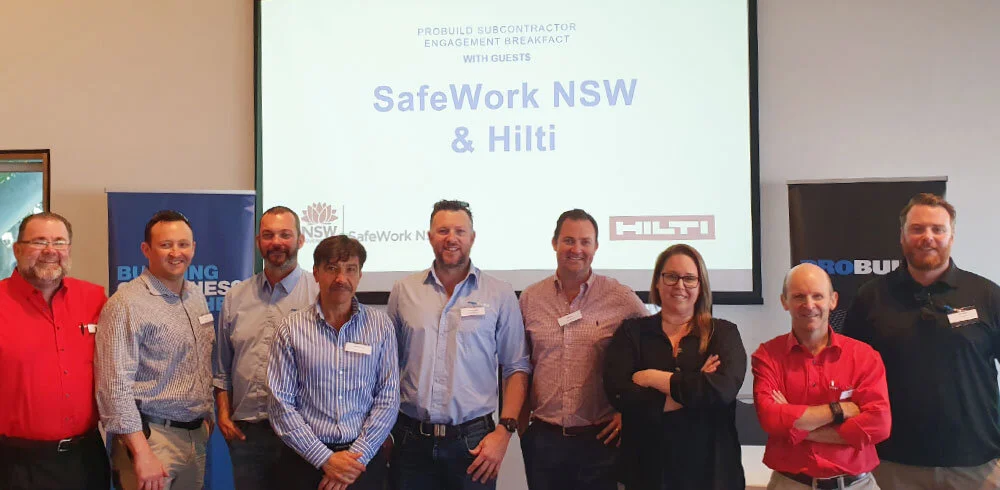 NSW HSE SUBCONTRACTOR BREAKFAST