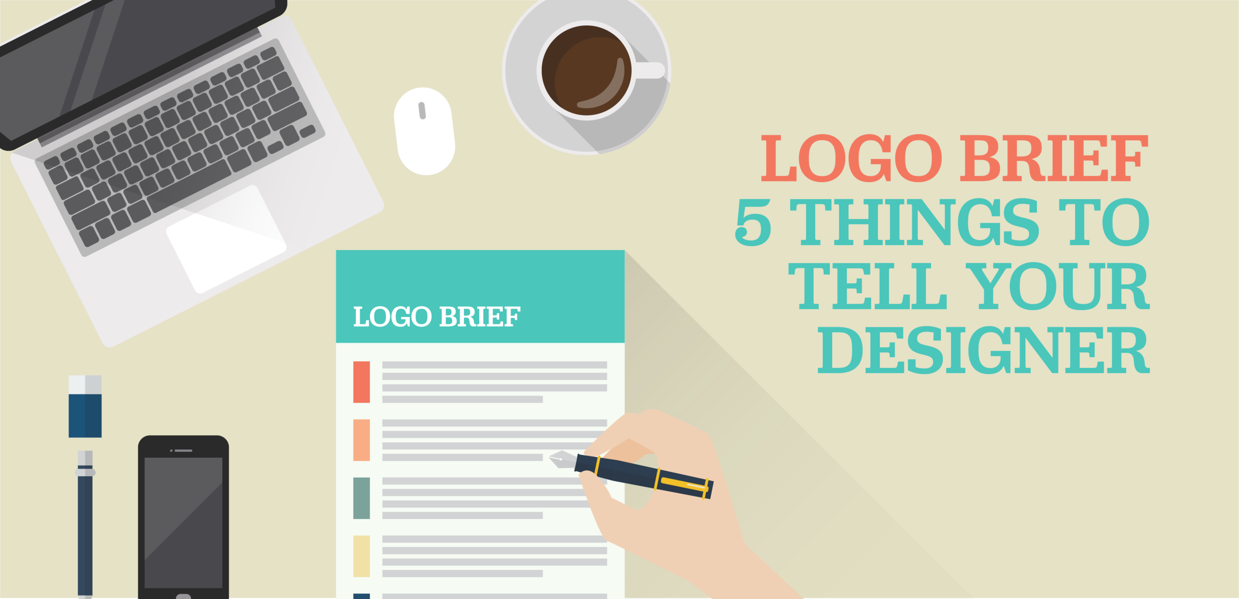 5 THINGS TO INCLUDE ON YOUR LOGO BRIEF FOR YOUR DESIGNER