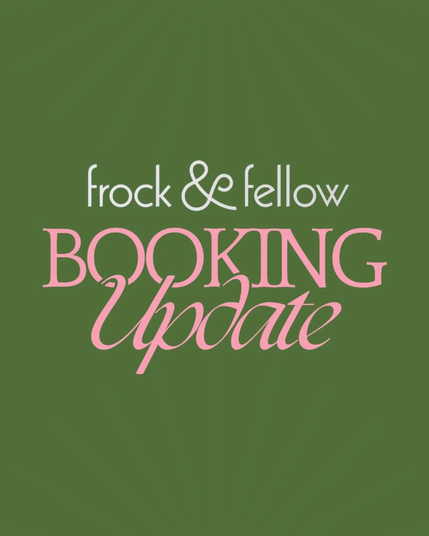 IMPORTANT BOOKING INFO UPDATE❕

We are updating our booking system this month:

Instead of calling/e-mailing us, you will now be able to book your consignment appointment yourself though our website ✨

Appointments will be available seasonally, Wed-t