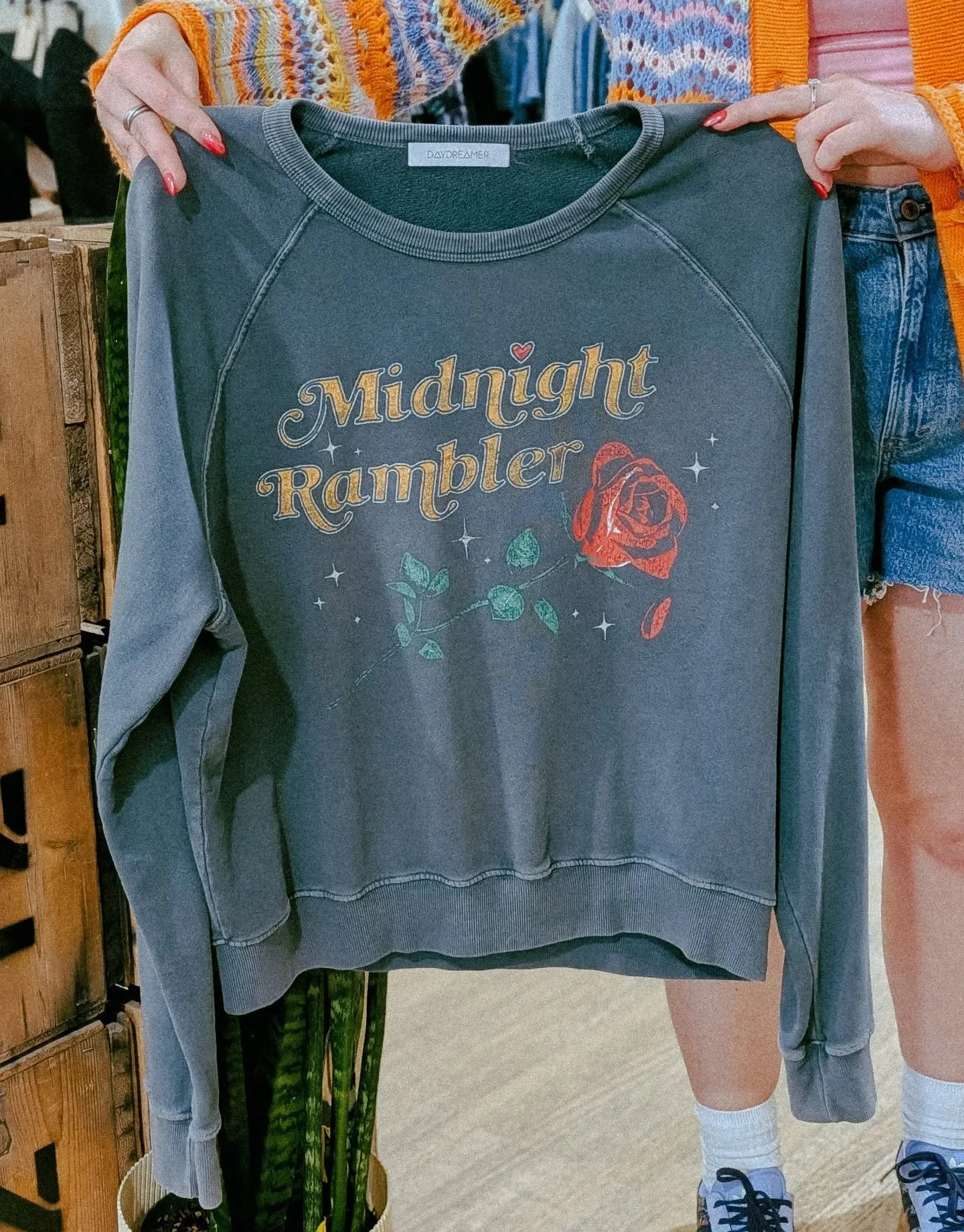 Can't go wrong with a cute sweatshirt. They truly are the workhorses of the wardrobe. Chilly summer evening at the fire pit? Crisp fall day? Your housemates don't believe in a temperate indoor climate for all? The sweatshirt is always there for you..