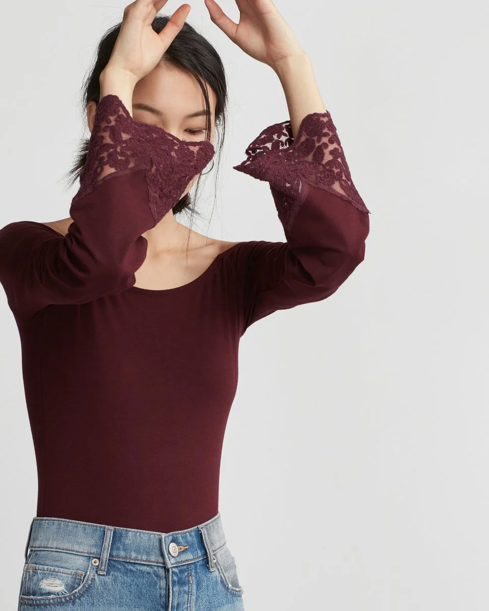 EXPRESS OFF THE SHOULDER BODYSUIT
