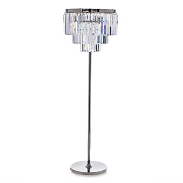 Luxe Crystal Floor Lamp 