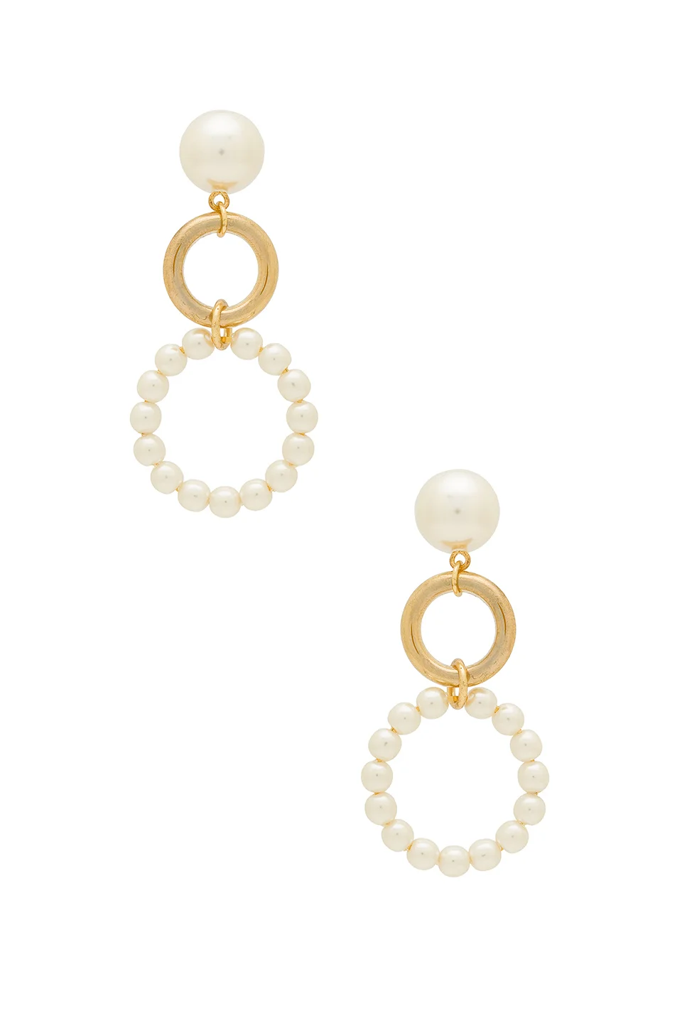Gold and Pearl earrings