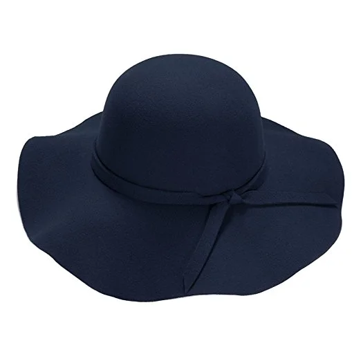 Navy Floppy Hat