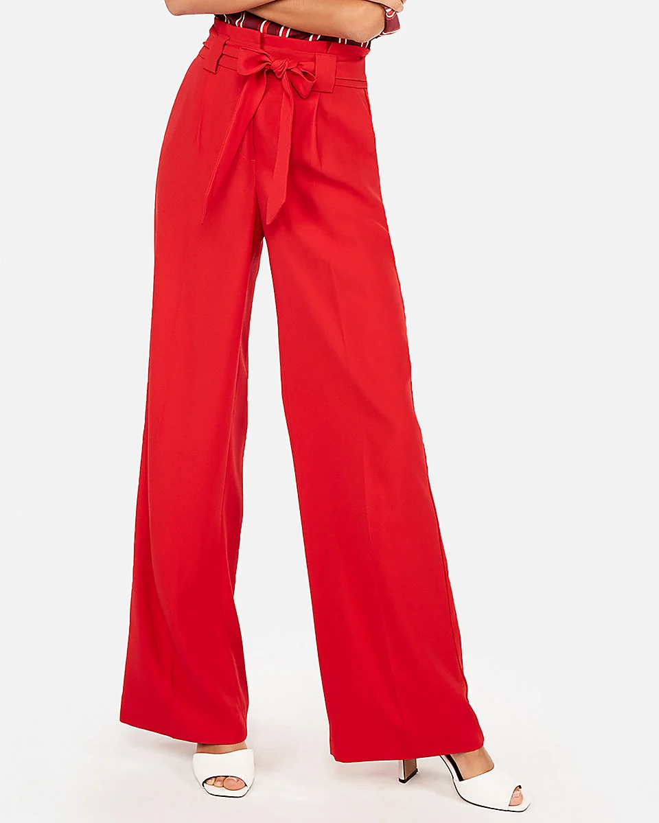 Express high Waisted Sash pants