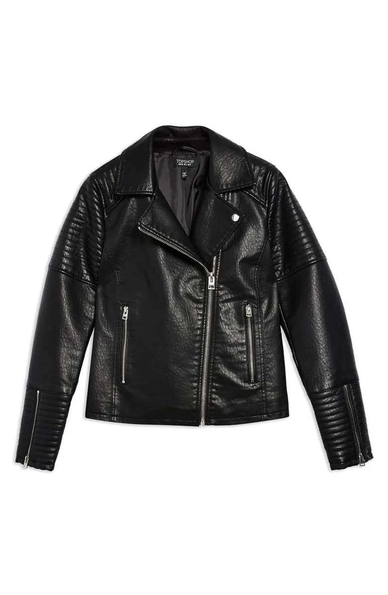 Topshop Rosa Biker Jacket