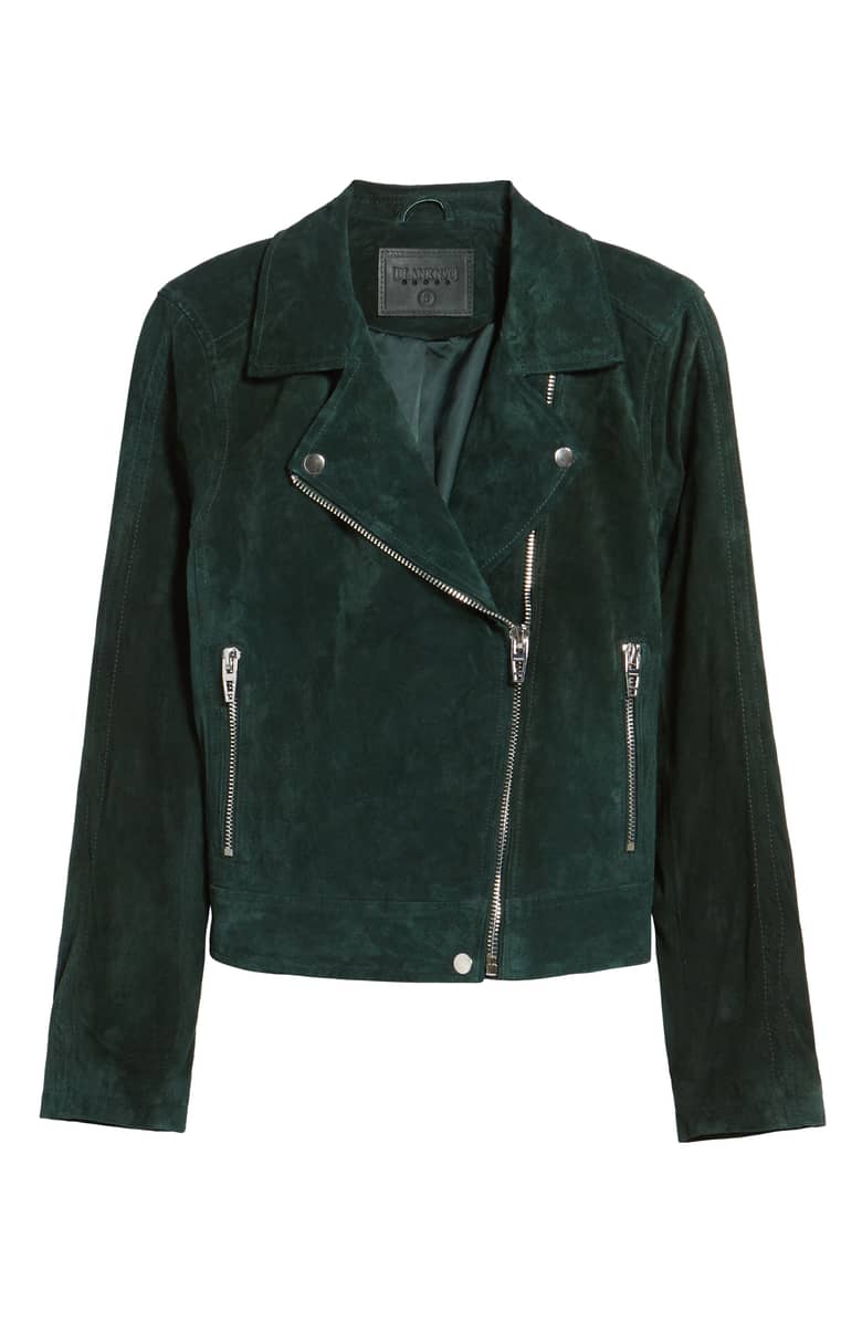 BLANKNYC Suede Moto Jacket