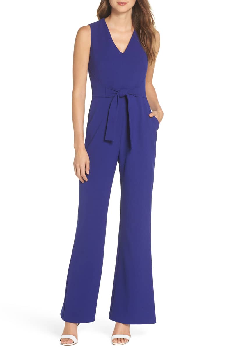 Vince Camuto Tie Waist Jumpsuit