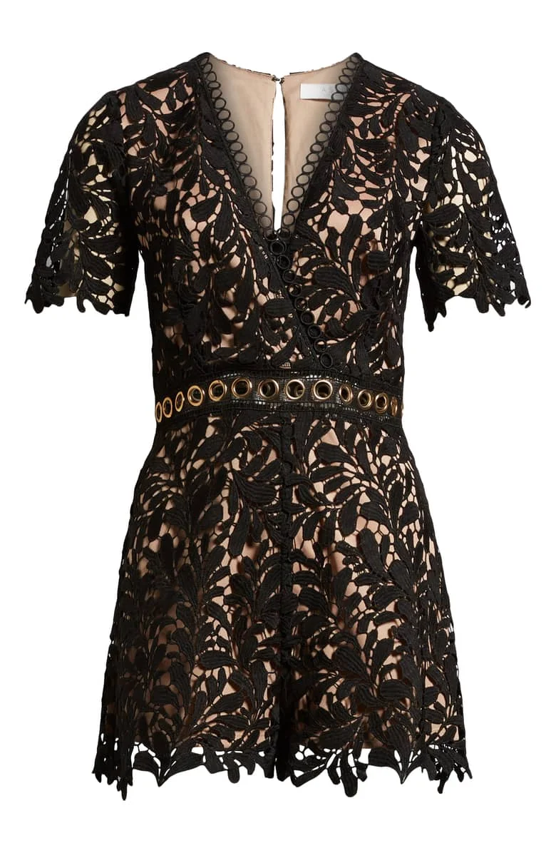 ASTR the Label Grommet Romper