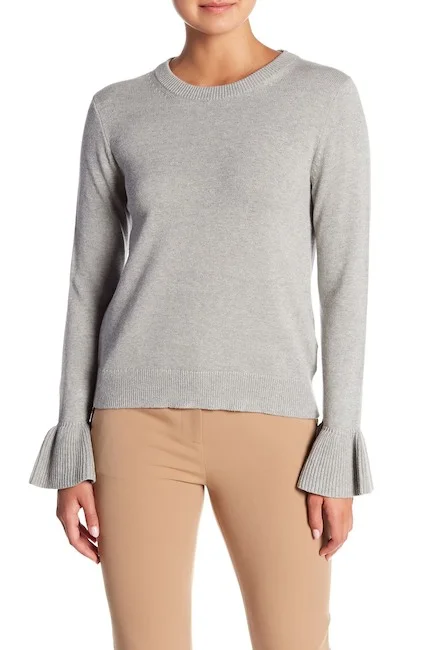 J. Crew Ruffle Cuff Sweater