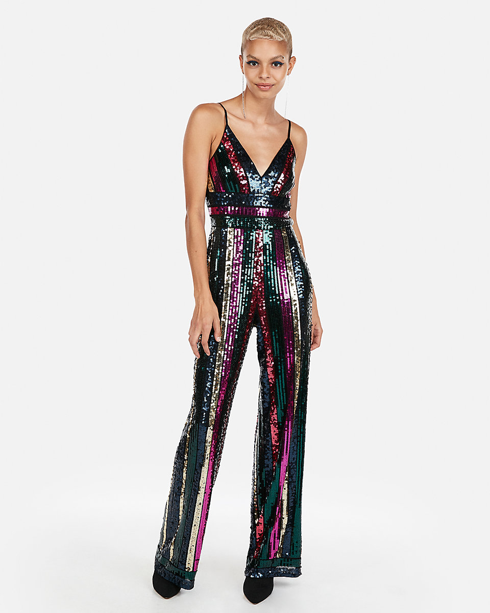 Express Sequin Jumpsuit 