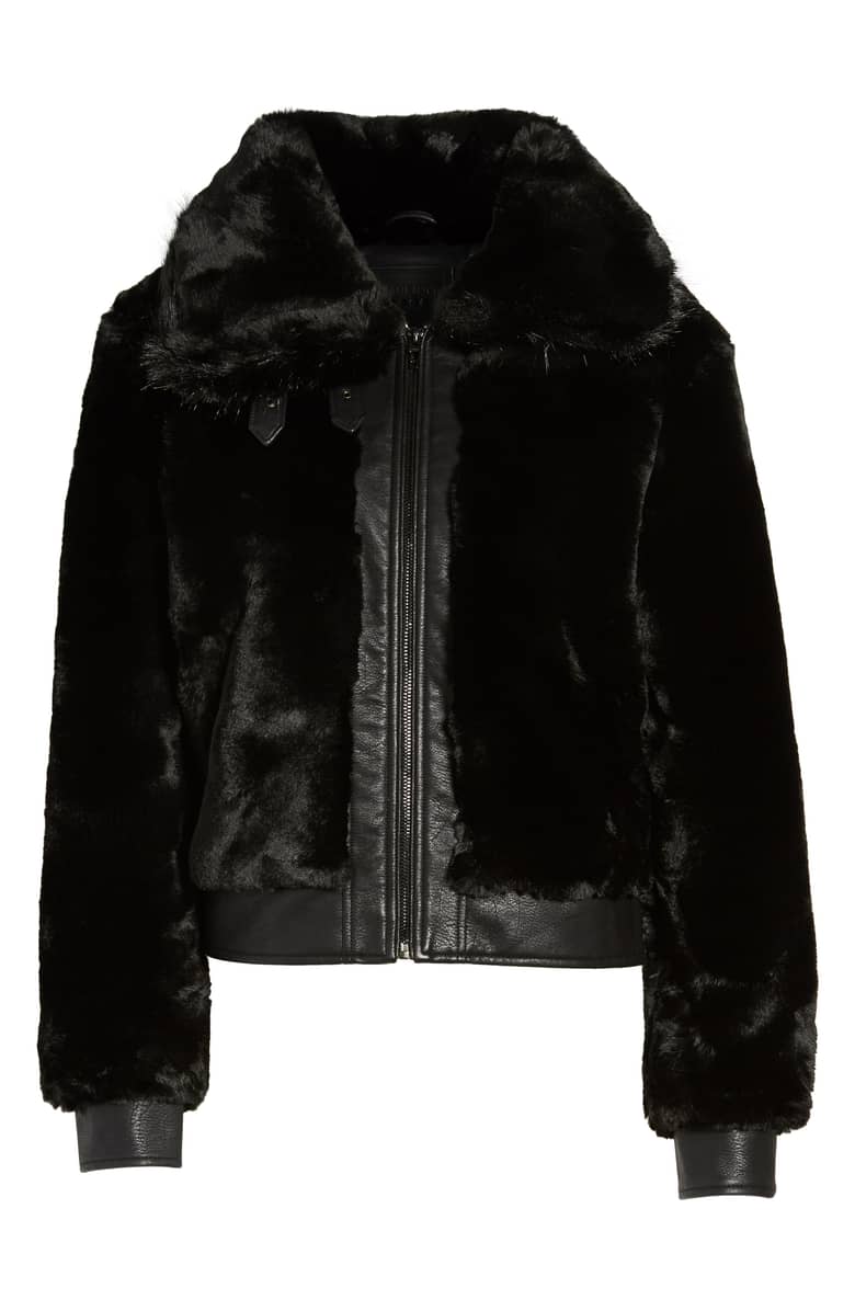 BlankNYC Faux Fur Jacket