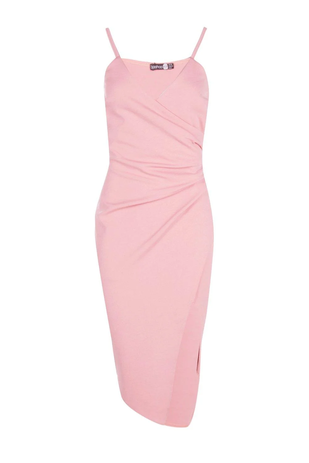 Boohoo Strappy Pleated Dress