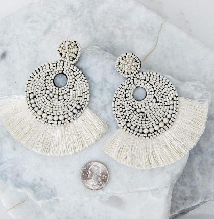 Fringe earrings