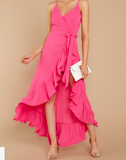 Hot pink Maxi Romper