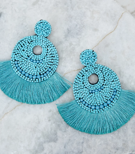 Fringe earrings