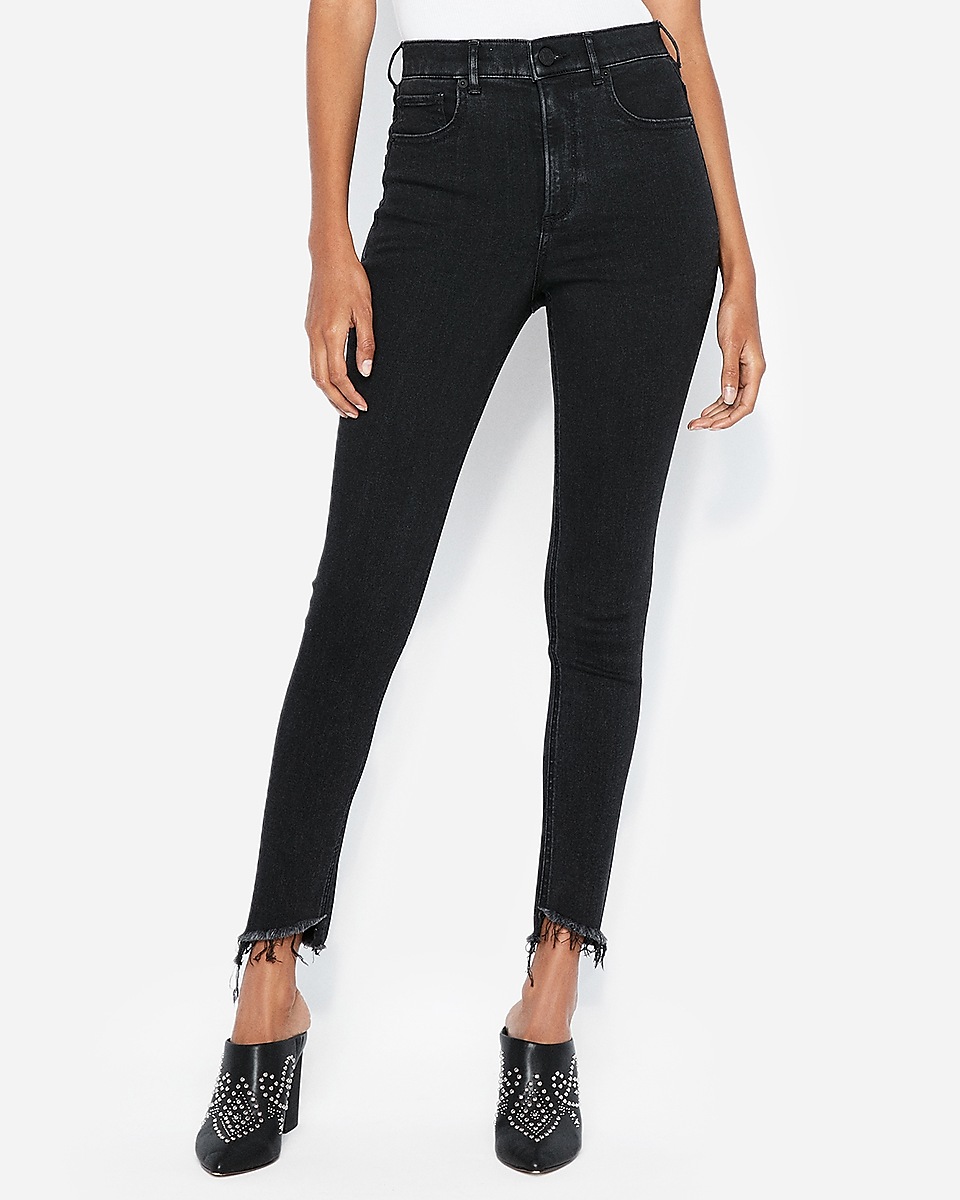 Super High Waisted Ankle Jeans