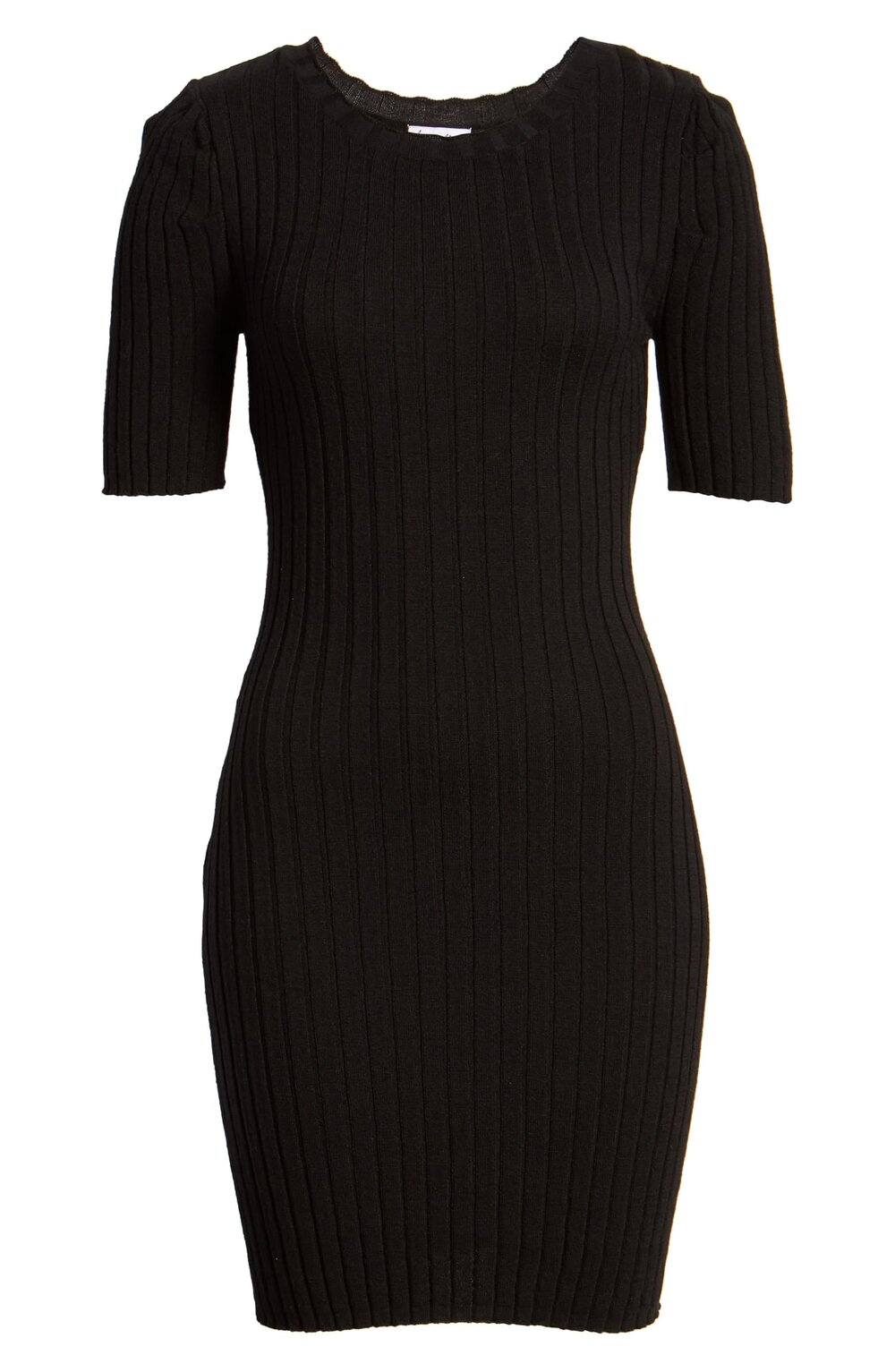 Love, Fire Ribbed Sweater Dress