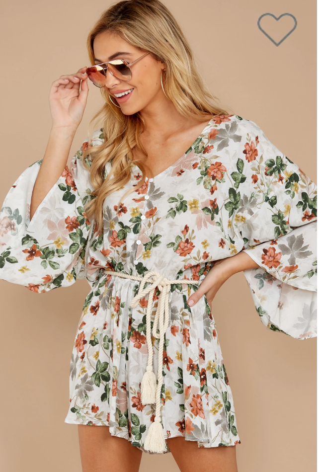 Bell Sleeve Romper