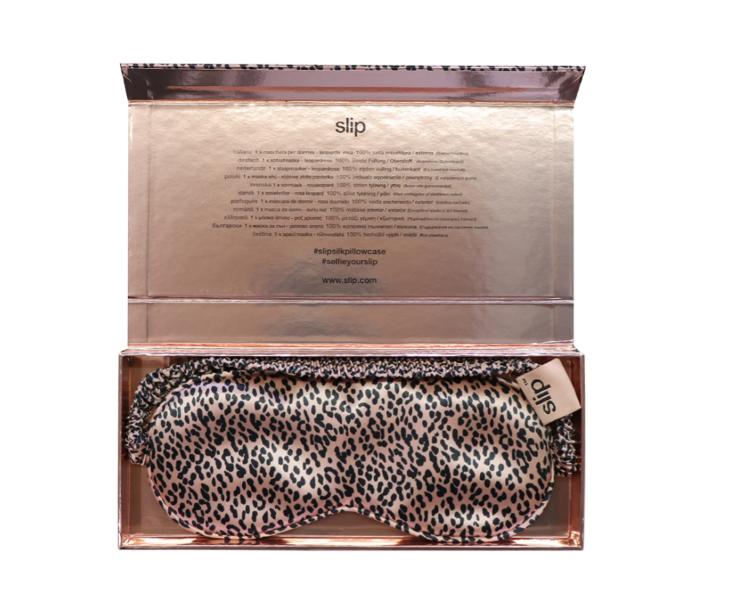 Slip for Sleep Leopard Print Mask