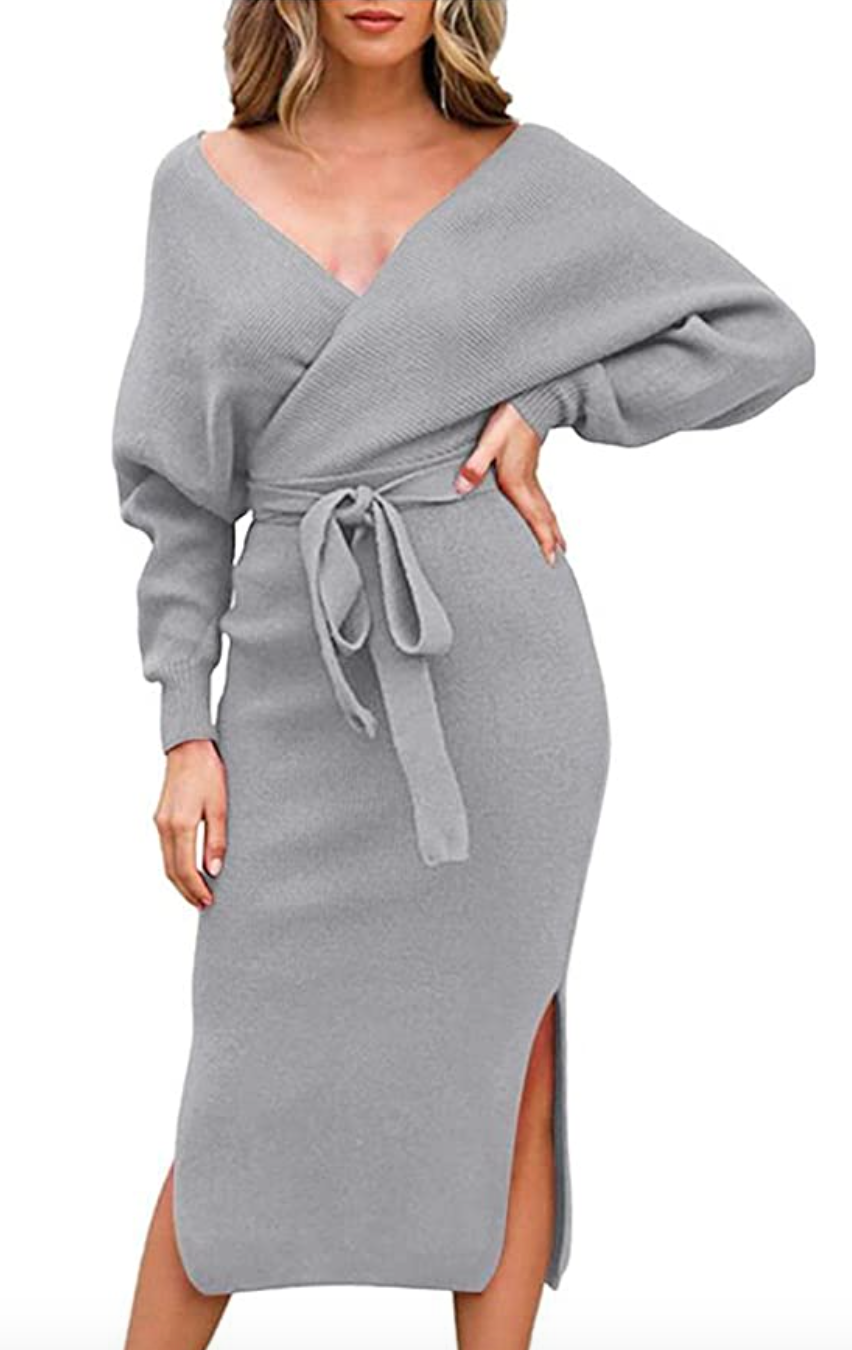 Knit sweater dress 