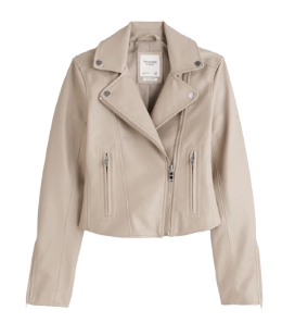 Abercrombie Vegan leather Jacket