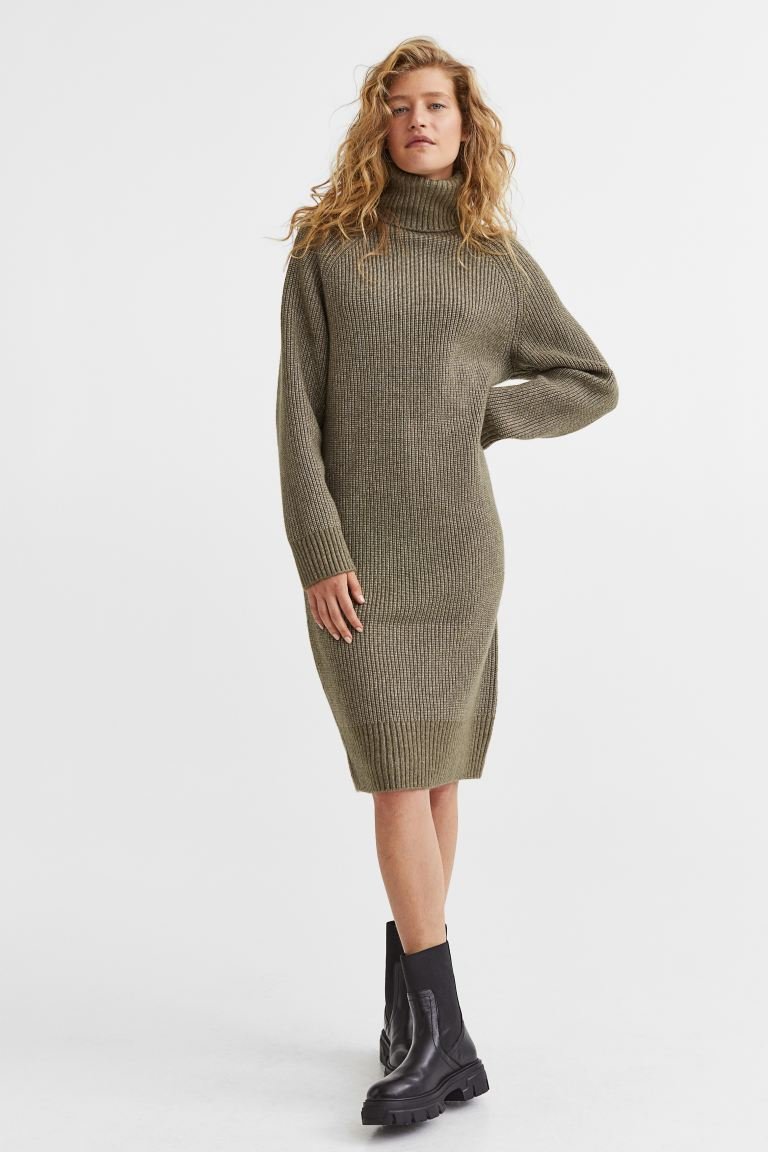 H&amp;M turtleneck dress