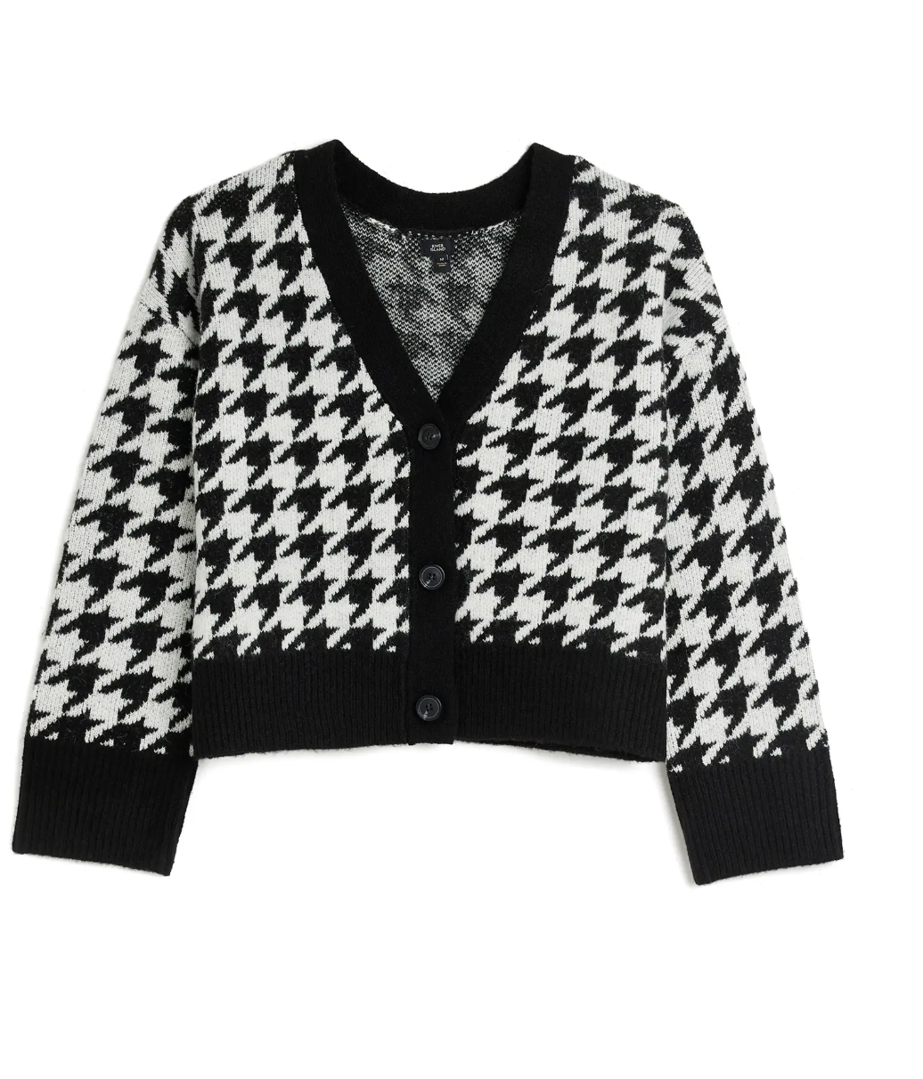 River Island Houndstooth Cardigan