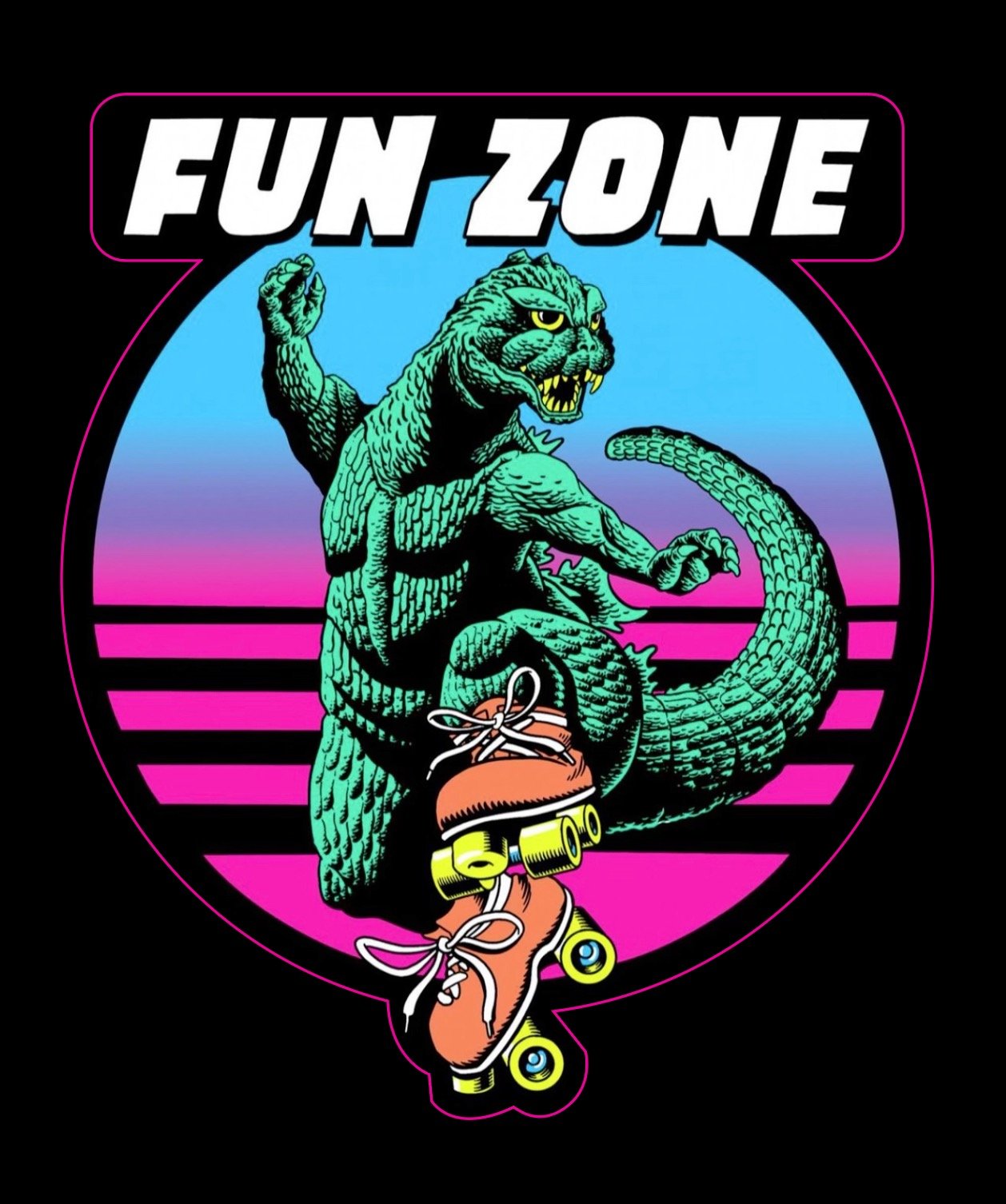FUNZONE “FUNZILLA” STICKER — Warshaw's Provisions