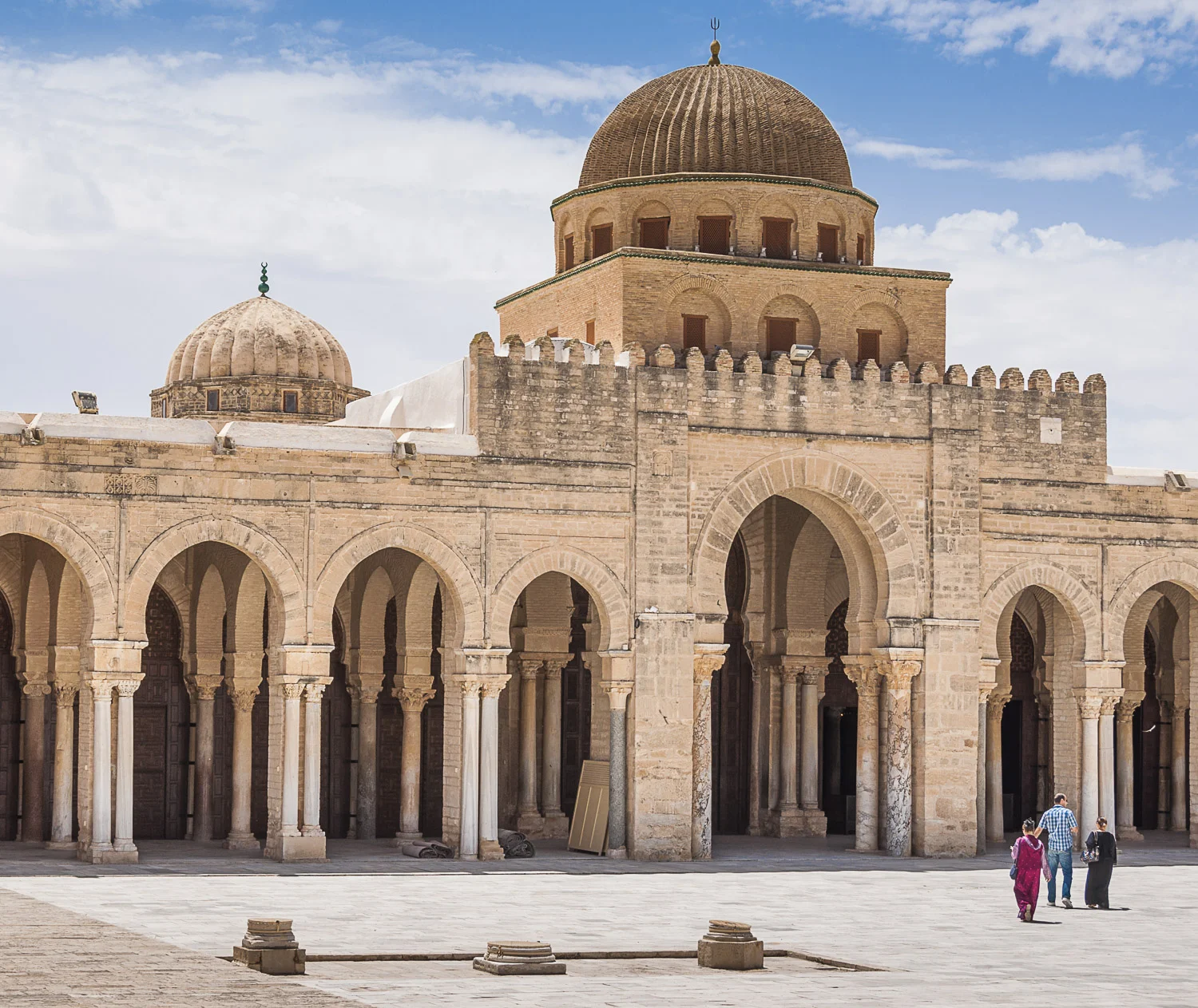 Visitors, Kairouan, Tunisia, 2012