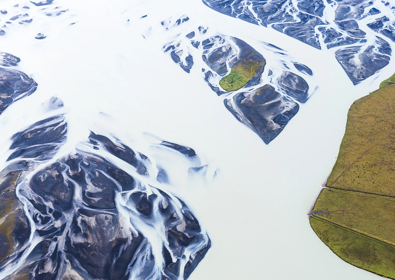 Flowing Milk, Pjorsa River, Iceland, 2012