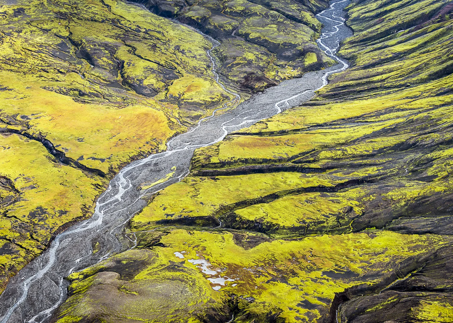 River Patterns, Markarfljot, Iceland, 2012