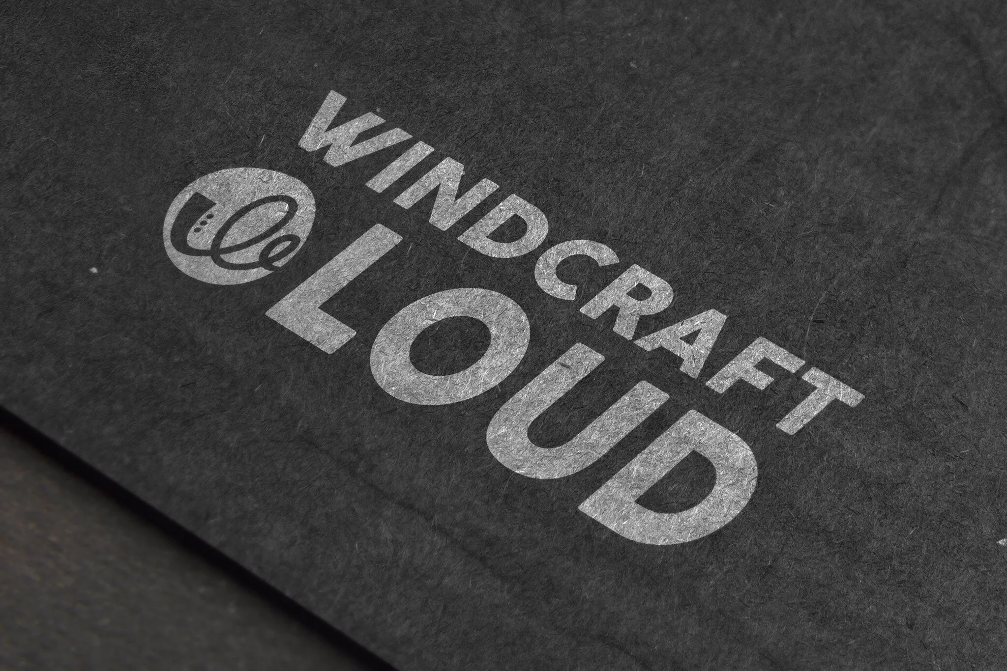 Logo design for Windcraft Loud, cy