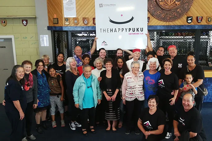 Homeless use cooking to get ahead