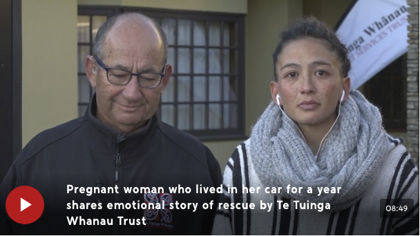 Pregnant woman who lived in her car for a year shares emotional story of rescue by Te Tuinga Whanau Trust