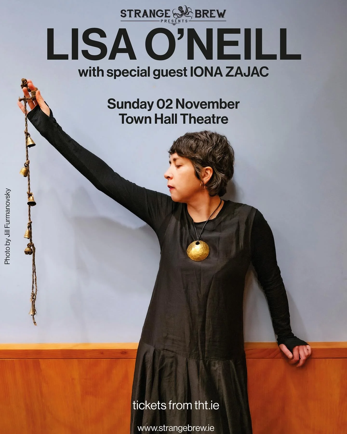 This is your low ticket warning for Lisa O&rsquo;Neill and special guest Iona Zajac at the Town Hall on Sunday 02 November. Get your tickets at tht.ie