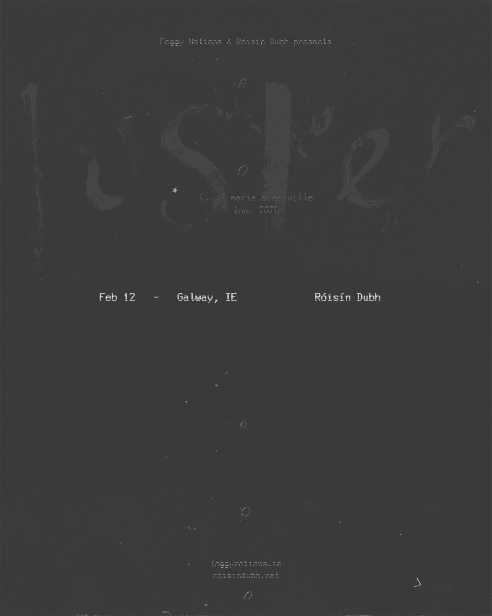 Really excited to have the awesome Maria Somerville back in the R&oacute;is&iacute;n Dubh tonight, with support from Nashpaints.